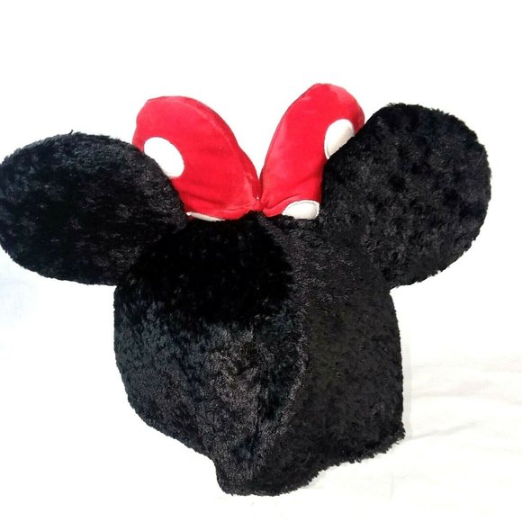 Disneyland Minnie Mouse Ears Plush Cap - Picture 2 of 7